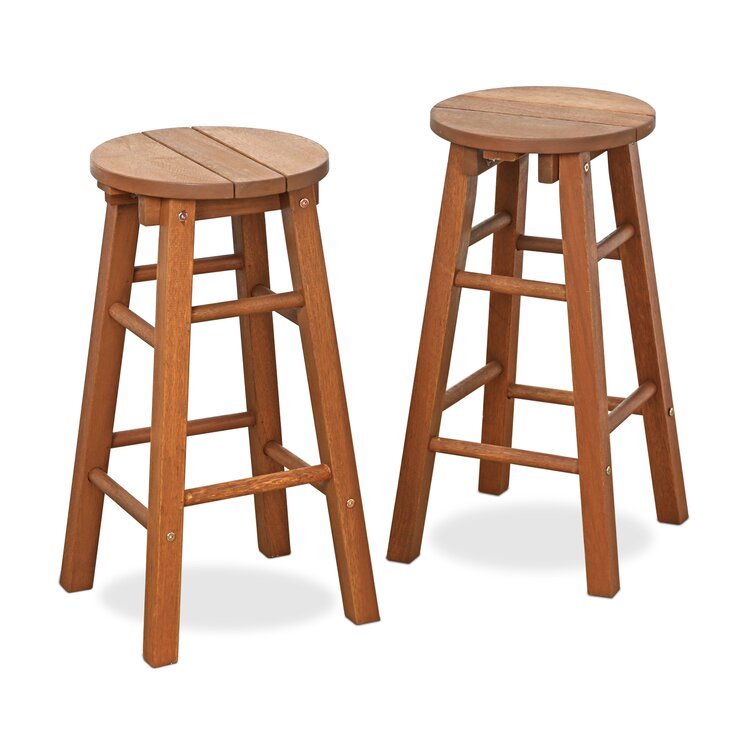 Romney Solid Wood 24 Counter Stool